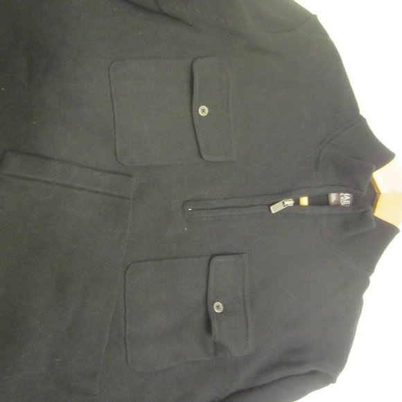 MICHAEL KORS 1/4 ZIPPER FRONT HENLEY PULLOVER, W/COLLAR, UNISEX LARGE - Picture 5 of 7